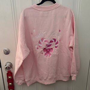Brand new with tags & in original packaging- White Fox Candy Cane Sweater - L/XL